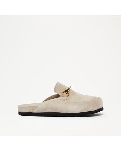 Russell & Bromley Dellacasa Snaffle Loafer Mule - Natural