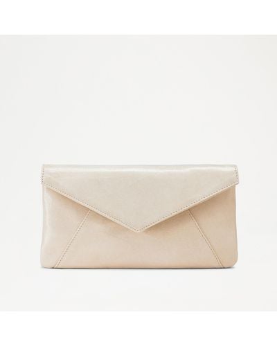 Russell & Bromley Topform Envelope Clutch - Natural