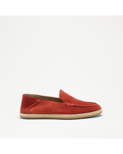 Russell & Bromley Di Marme Espadrille Loafer - Red