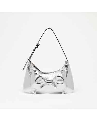 Russell & Bromley Bow Bow Shoulder Bag - White