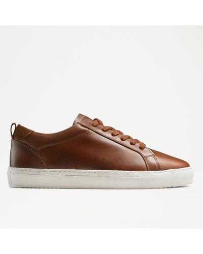 Russell & Bromley Relay Men's Brown Lace To Toe Trainer