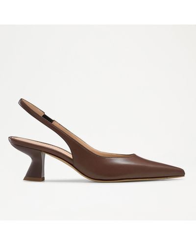 Russell & Bromley Slingpoint Sling Back Point Pump - Brown