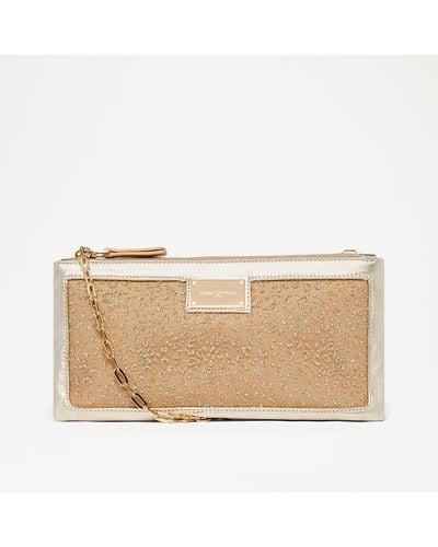 Russell & Bromley Catch Mesh Shoulder Bag - Natural