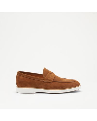 Russell & Bromley Benny Men's Tan Hybrid Loafer - Brown