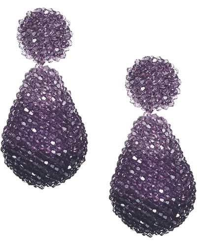 Sachin & Babi Ombre Elise Earrings - Purple