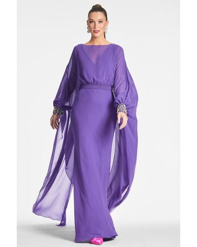 Sachin & Babi Aphrodite Gown - Purple