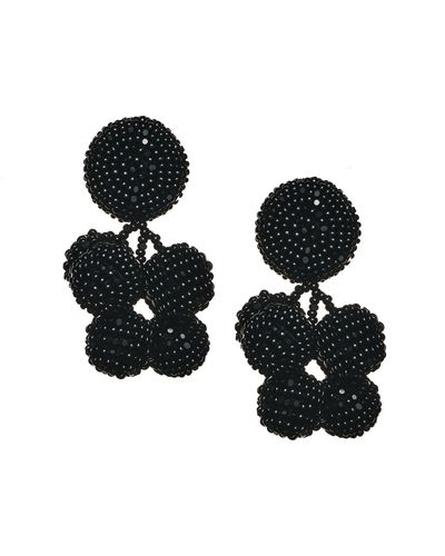 Sachin & Babi Mini Coconuts Earrings - Black