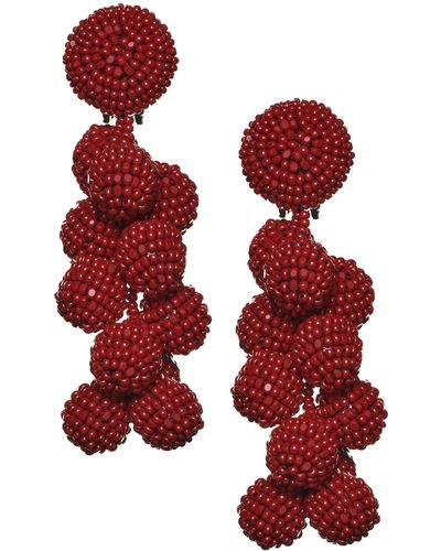 Sachin & Babi Coconuts Earrings - Red