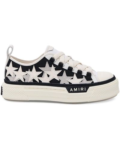 Amiri Stars Low-top Court Sneakers - White