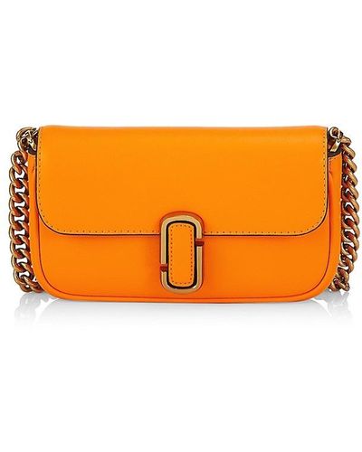 MARC JACOBS Ledertasche - Umhängetasche THE SHOULDER BAG orange