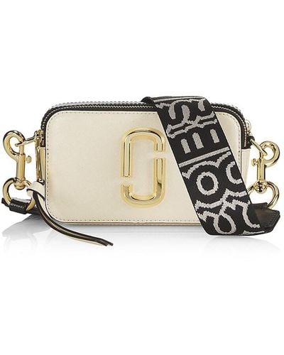 Snapshot leather crossbody bag Marc Jacobs Black in Leather - 34201908
