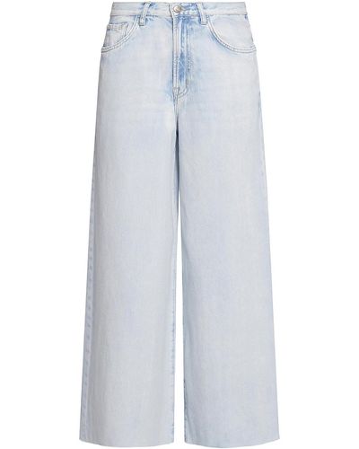 Dusty Blue Jeans for Women | Lyst