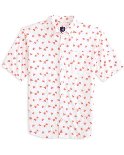 Pink Johnnie-o Shirts for Men | Lyst