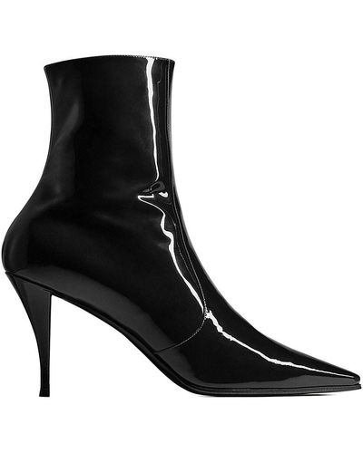 Saint Laurent Patent Leather Boots for Men - Up to 60% off | Lyst