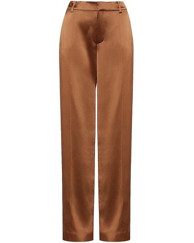 Brown retroféte Pants, Slacks and Chinos for Women | Lyst