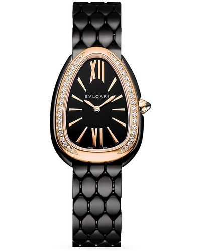 bvlgari black ceramic watch