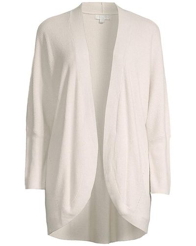Barefoot Dreams Cozychic Cocoon Long Cardigan - White