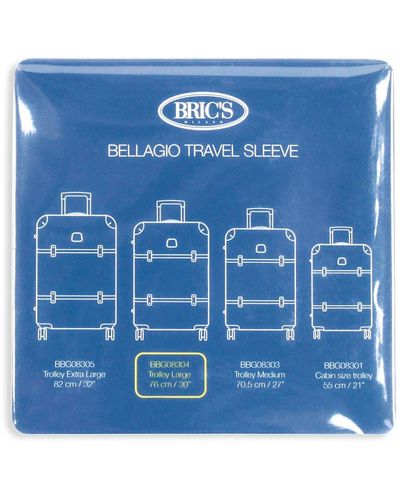 Bric's Bellagio 30" Transparent Luggage Cover - Blue