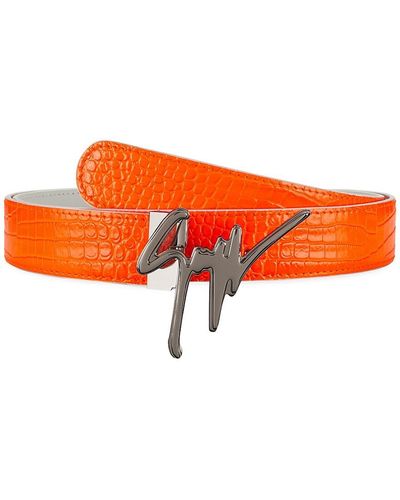 Orange Giuseppe Zanotti Belts for Men | Lyst