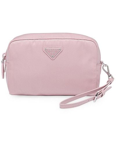 Prada Soft Calf Flat Crossbody Bag - Pink Crossbody Bags, Handbags