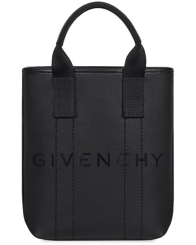 G-Essentials Logo-Print Leather-Trimmed Coated-Canvas Tote Bag