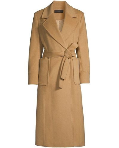 Natural Donna Karan Coats for Women | Lyst