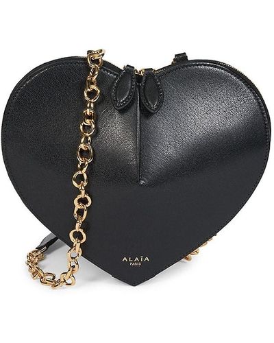 ALAÏA Le Coeur heart-shaped leather shoulder bag