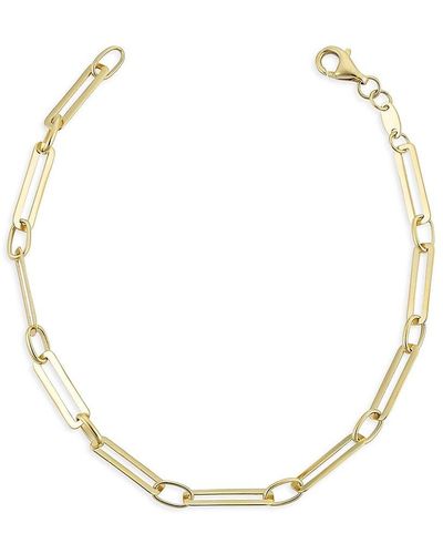 Oradina Women's 14K Yellow Solid Gold Lengthen It Chain Extender Yellow Gold