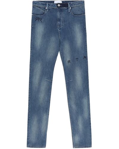 RTA Logo Slim-fit Jeans - Blue