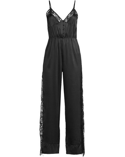 Black Fleur du Mal Jumpsuits and rompers for Women | Lyst