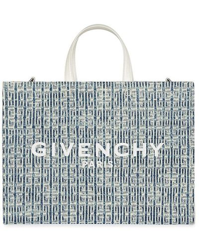 Shop GIVENCHY 2024 SS Medium g-tote shopping bag in leather  (BB50WPB1Y6-001) by EMito
