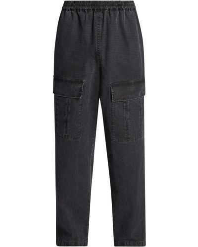 Acne Studios Prudento Cotton Ripstop Pants in Blue for Men
