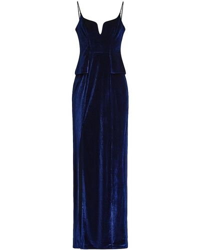 Velvet Peplum Dresses for Women - Up to 60% off | Lyst