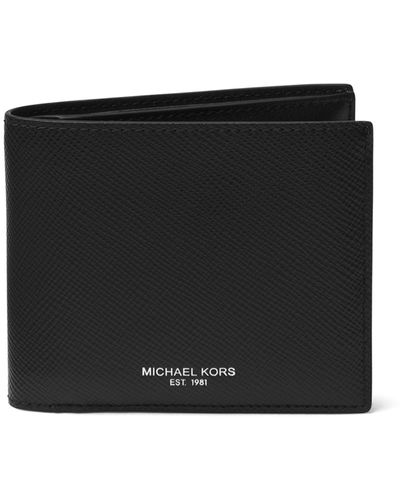 Wallets & purses Michael Kors - Harrison black saffiano bi-fold