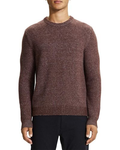 Theory Hilles Wool & Cashmere Sweater - Brown