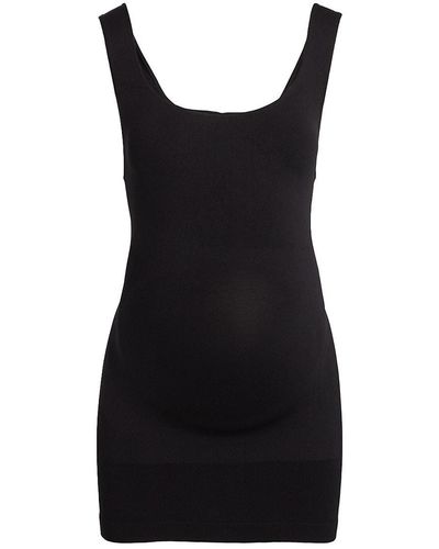 Blanqi Everyday Maternity Belly Support Tank Top - Black