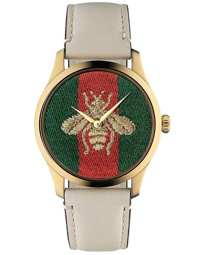 Gucci watch Diamantissima small black and rose gold PVD case