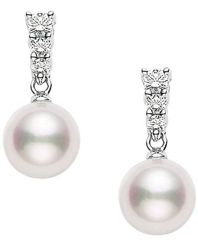 Mikimoto earrings saks clearance