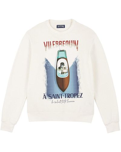 Vilebrequin Inboard Boat Crewneck Sweater - White