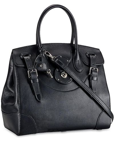Black Ralph Lauren Satchel bags and purses for Women | Lyst