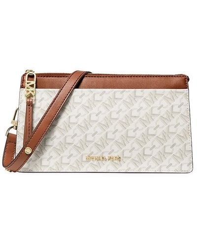 Michael Kors Chelsea Large Convertible Leather Clutch