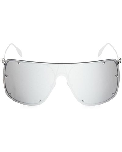 ALEXANDER MCQUEEN shield sunglasses