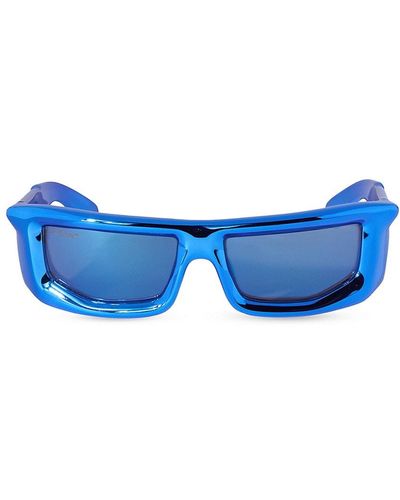 OFF-WHITE c/o Virgil Abloh MENS SUNGLASSES COBALT BLUE ($355) ❤ liked on  Polyvore featuring men's fashi…