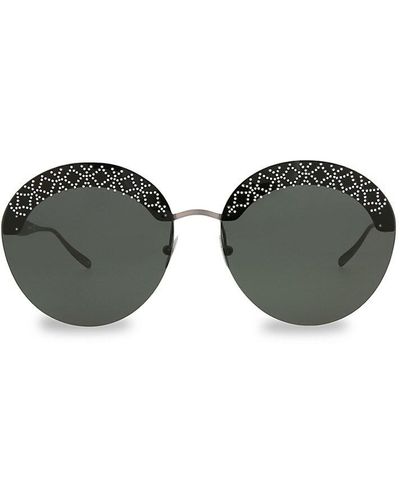 Alaïa Alaia 61mm Round Sunglasses - Green
