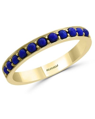 Effy 14k Yellow Gold & Lapis Lazuli Ring - Blue