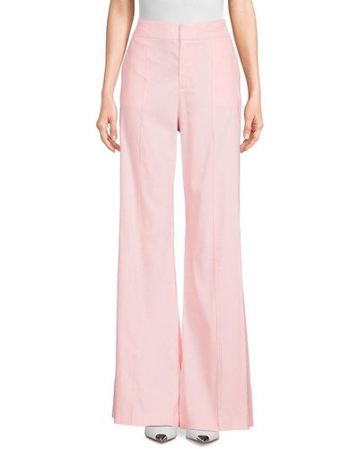 Alice + Olivia Alice + Olivia Dylan Wide Leg Trousers - Pink