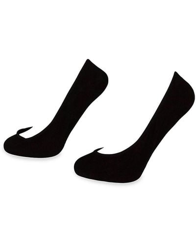 LECHERY Logo No Show Socks - Black