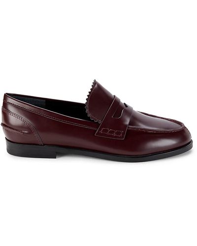Marc Fisher Milton Brogue Penny Loafers - Brown