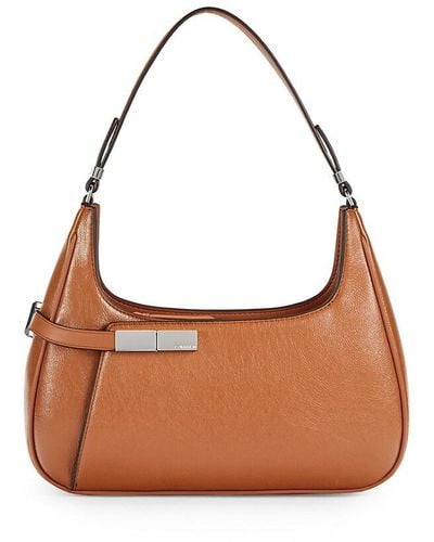 Calvin Klein Becky Hobo Bag - Brown