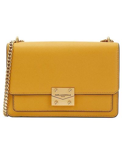 Bag Karl Lagerfeld Yellow in Polyester - 34892760